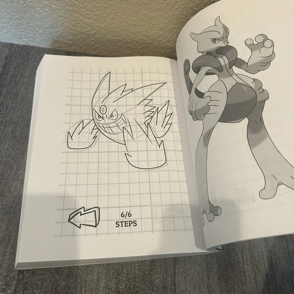 Pokemon How to Draw Paperback Book 500 Pages English September 2021 Elahmoudi